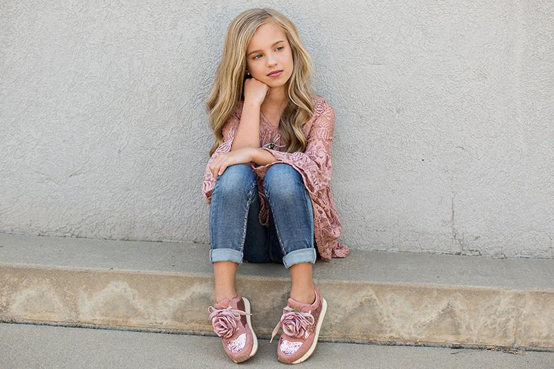 Shay Sneaker in Rose
