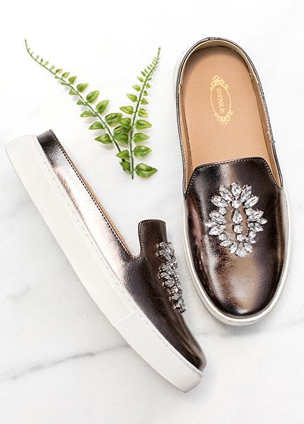 Sian Slide in Bronze