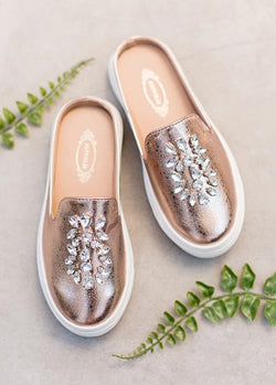 Sia Slide in Rose Gold