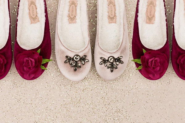 Ameline Slippers in Berry
