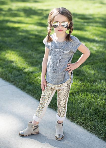 Juno Leggings in Gold