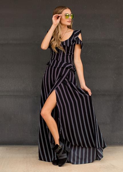 Carmen Top in Stripe