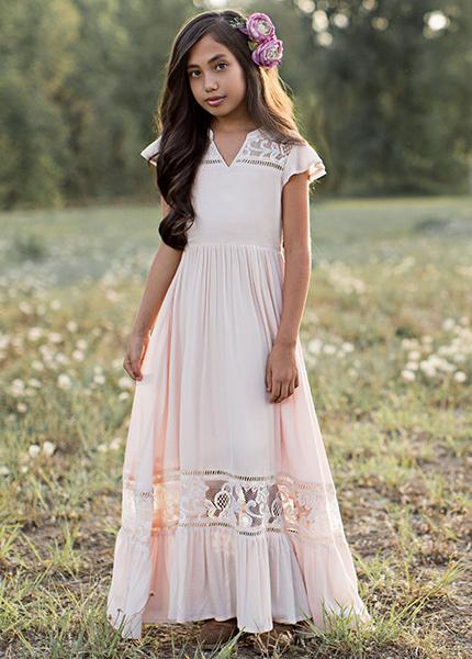 Teagan Dress in Blush