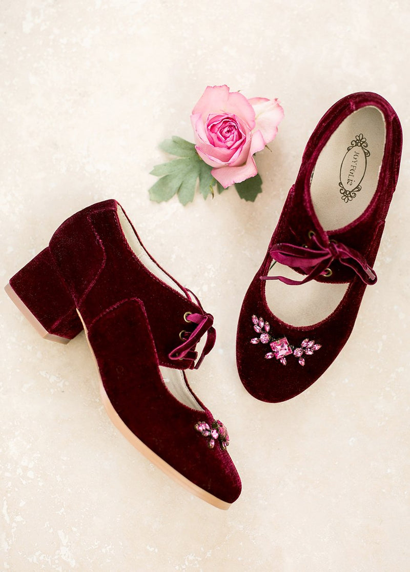 Tribeca Booties in Berry