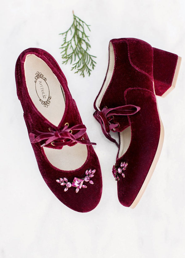 Tribeca Booties in Berry