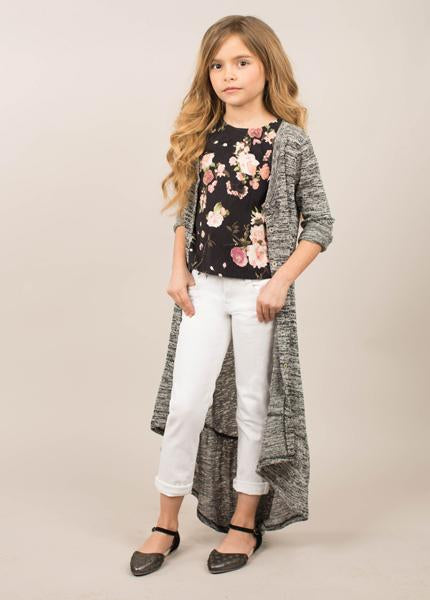 Tulip Ruffle Top in Floral