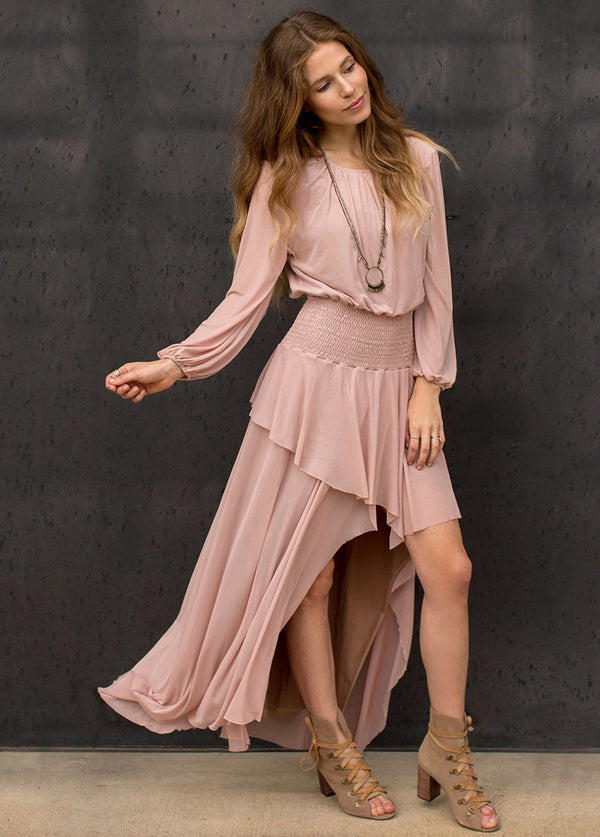 Vella Dress in Nude