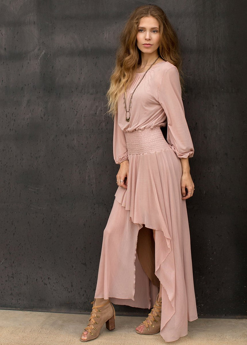 Vella Dress in Nude