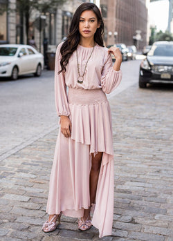 Vella Dress in Nude