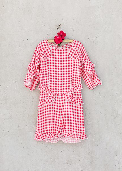 Veronica Romper in Gingham
