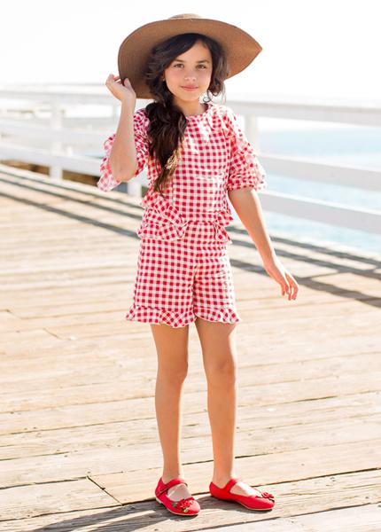 Veronica Romper in Gingham