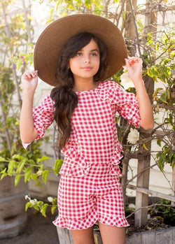 Veronica Romper in Gingham