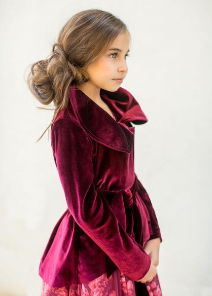 Victoria Jacket in Burgundy