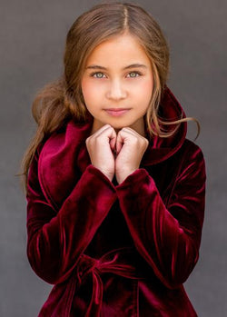 Victoria Jacket in Burgundy 