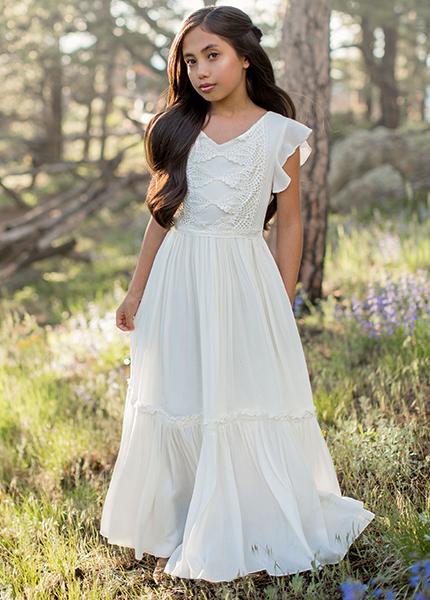 Viola Dress in Cream