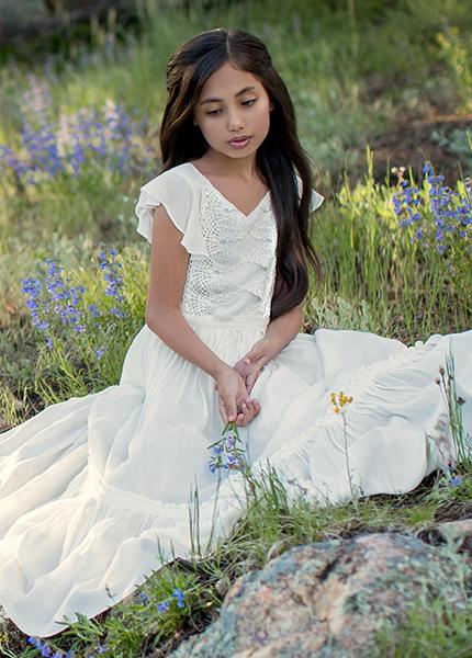 Viola Dress in Cream