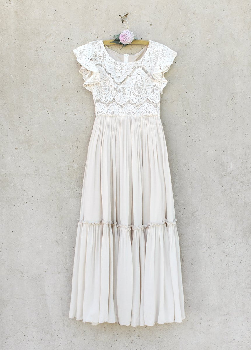 Macy Dress in Cream