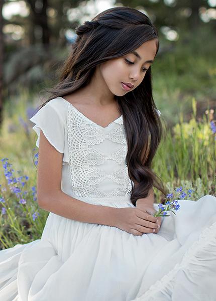 Viola Dress in Cream