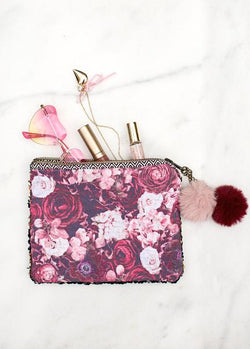 Vittoria Clutch in Floral