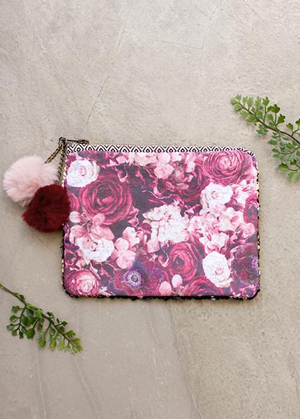Vittoria Clutch in Floral