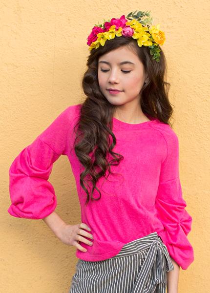 Vivienne Top in Magenta
