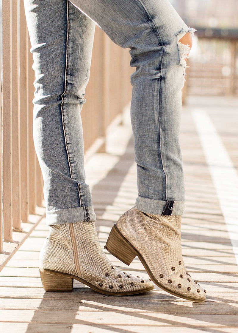 Winona Boot in Gold