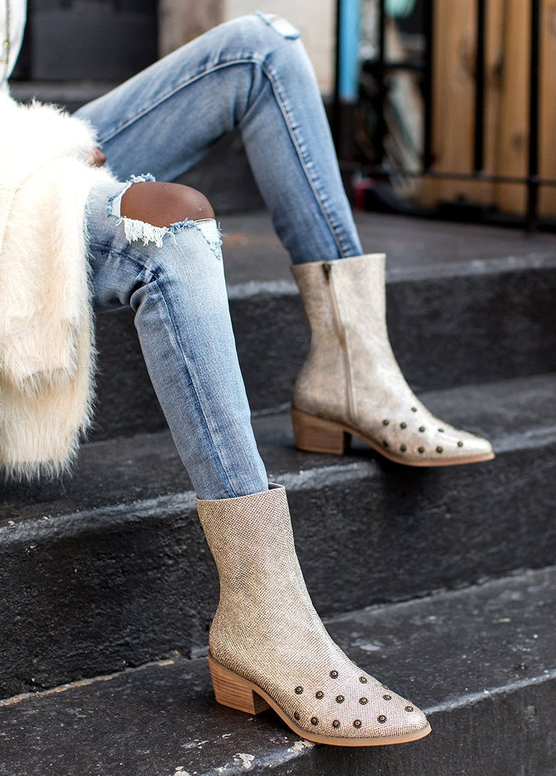 Winona Boot in Gold