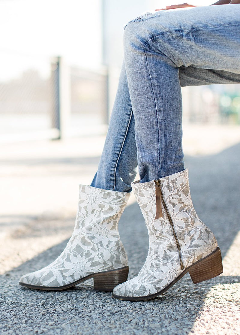 Winona Boot in Lace