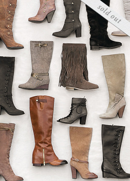 Sample Pairs -- Women's Boots -- 2 Pairs