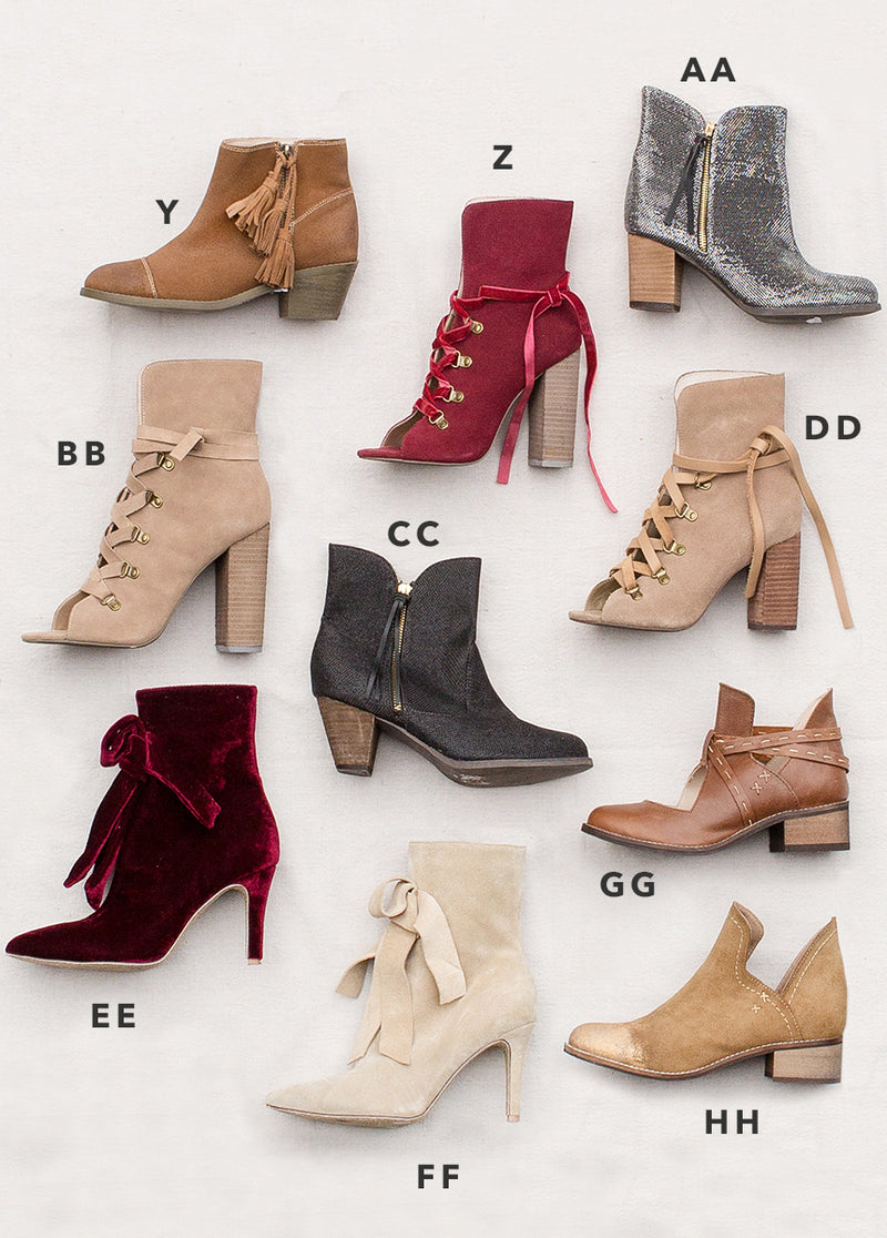 Sample Pairs -- Women's Boots -- 2 Pairs