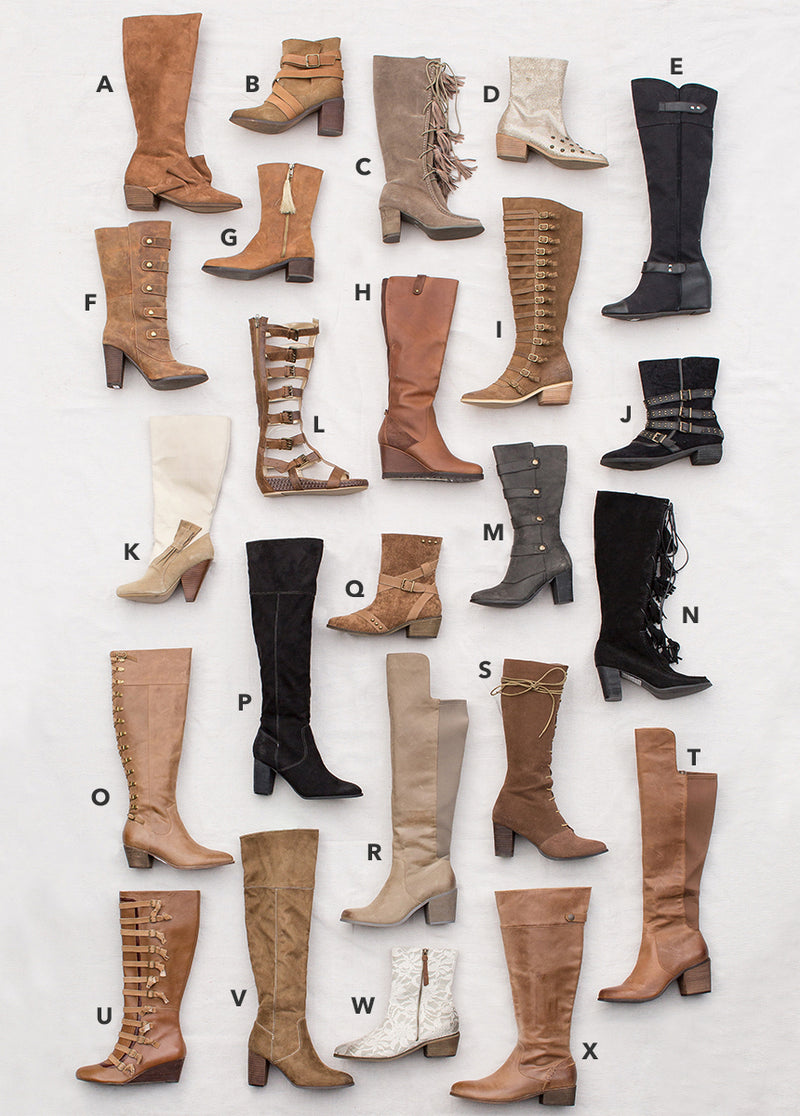 Sample Pairs -- Women's Boots -- 2 Pairs