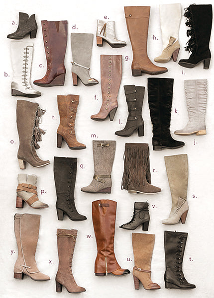 Sample Pairs -- Women's Boots -- 2 Pairs