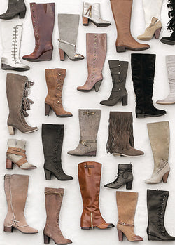 Sample Pairs -- Women's Boots -- 2 Pairs
