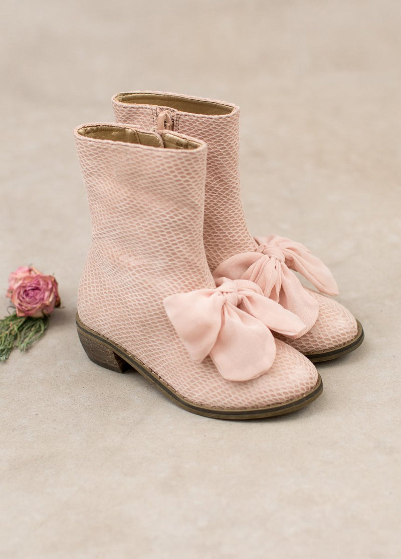Wren Booties in Blush