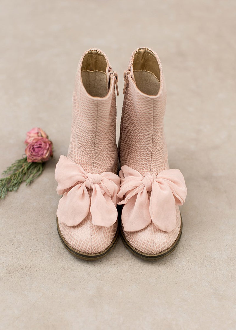 Wren Booties in Blush