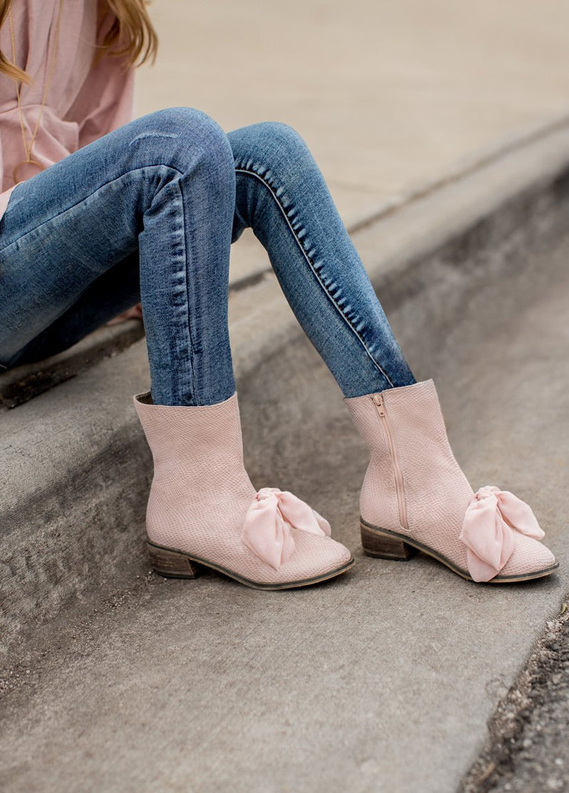 Wren Booties in Blush