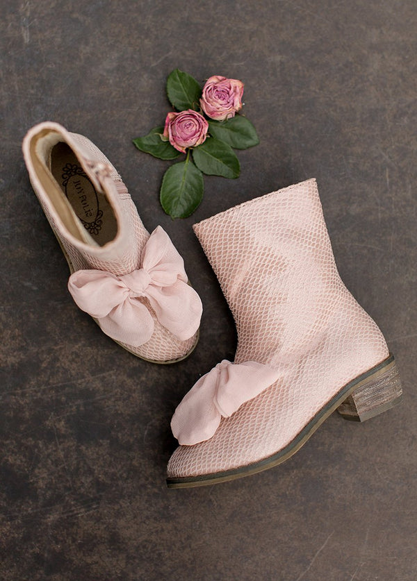 Wren Booties in Blush