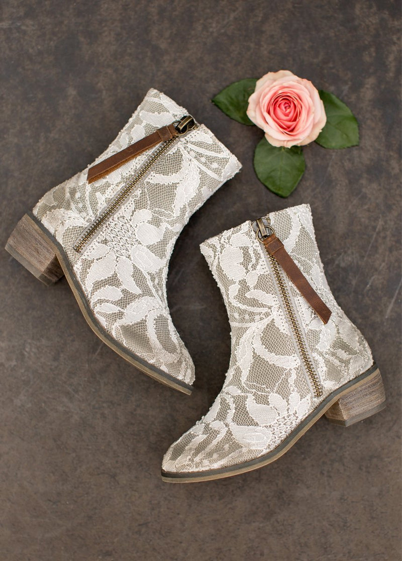 Wren Booties in Lace