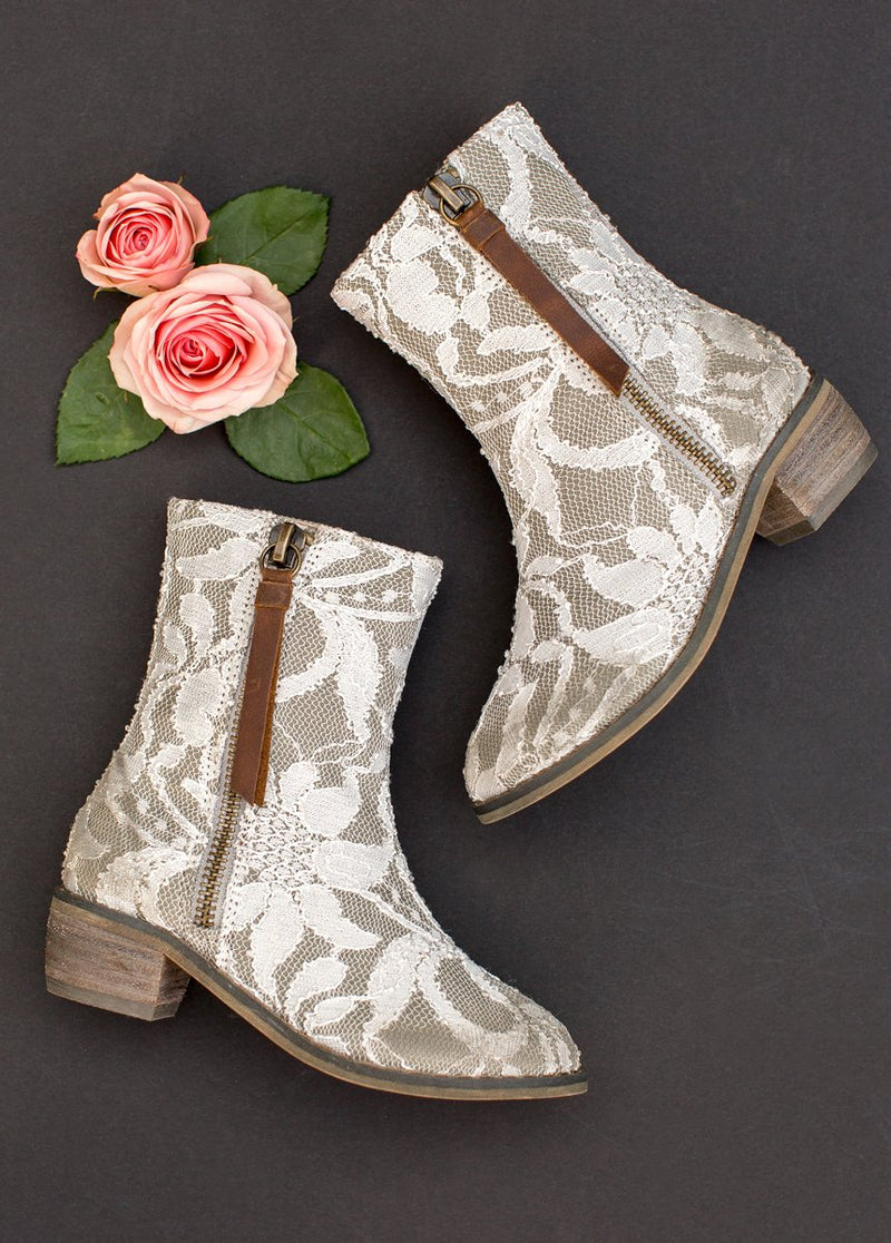 Wren Booties in Lace