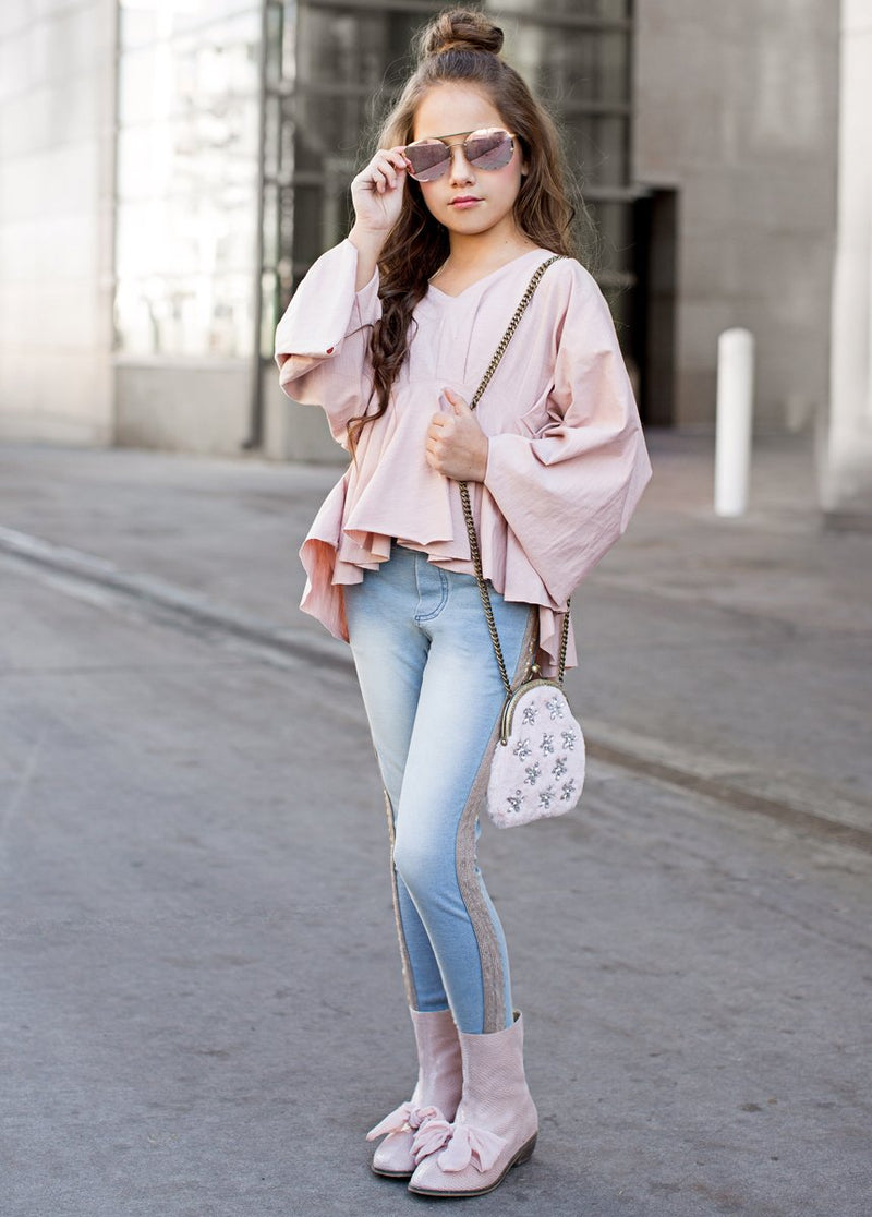 Wren Booties in Blush